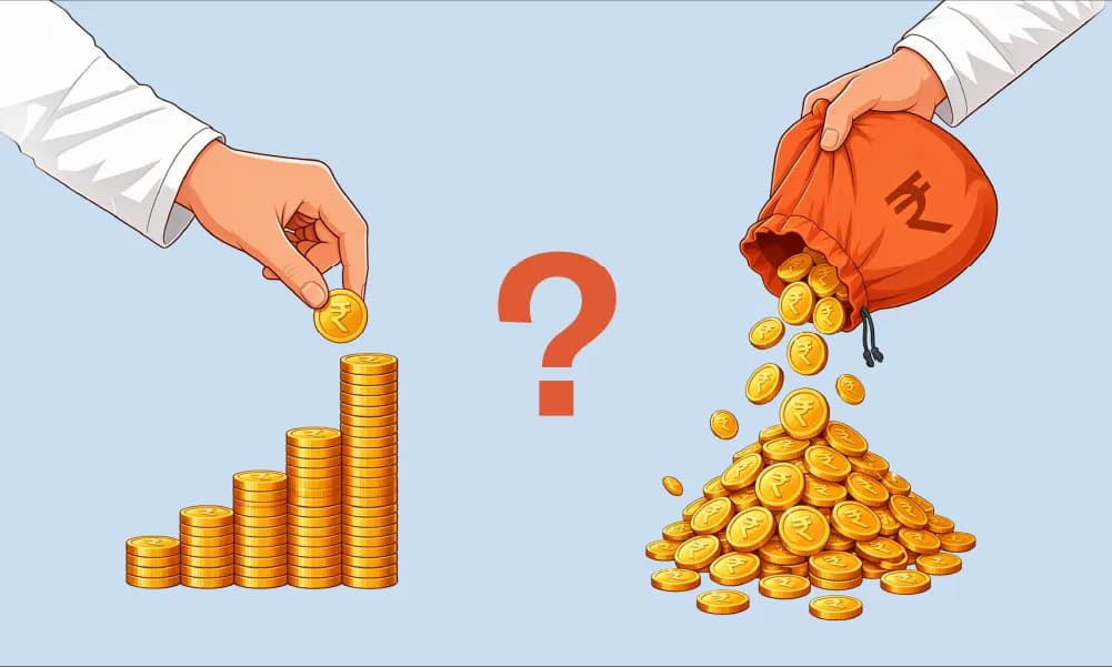 SIP vs lumpsum: which one actually wins over 20 years?